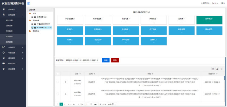 農業四情監測預警系統