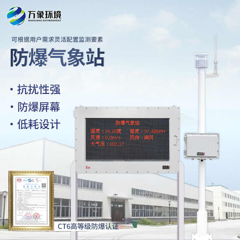 防爆型氣象站——危化品場(chǎng)所監(jiān)測(cè)氣象少不了它